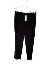 Chicos Travelers Rumba Slim Black Slinky Knit Pants Womens Size 12/14 R