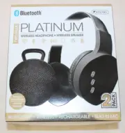 Sentry Platinum Wireless Headphones & Speaker Two 2 Pack Combo Bluetooth