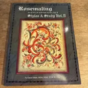 NEW- Rosemaling Gayle Oram Styles & Study Book VoI 11 and Autographed By Gayle