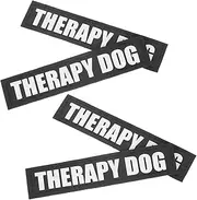 BESPORTBLE 2 Pairs Harness with Pet Clothing Patches Pet Vest Patches Therapy Dog Patches Dog Patches for Patches for Patches Dog Vest Therapy Dog Badgrs Therapy Vest Patches Pu Black