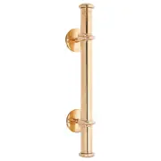 Rounded Pull Handle, Polished Brass