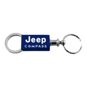Jeep Compass Keychain & Keyring - Navy Valet Aluminum Key Fob Key Chain