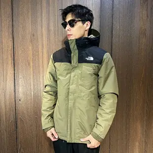 美國百分百【全新真品】THE NORTH FACE 兩件式外套 男款 TNF 保暖 防寒 外套 深藍 CE89