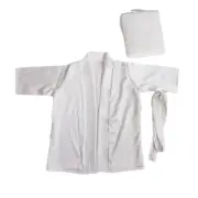 Baby Photography Props Bath Towel Headband Bathrobe Belt Photo Suit Shower