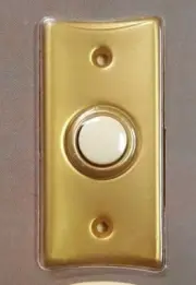 Push Button Not-Lighted ECONOMY Pushbutton GOLD FINISH NEW NuTone PB-6