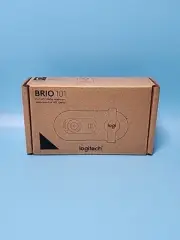 Logitech New Sealed Brio 101 Full HD 1080p Webcam for Meetings and Work