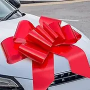 Big Red Car Bow 30in Large Giant for Car, Birthday Gift, Large Gift