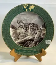 50% OFF Charles Frace' signed “Snow Leopard” Plate 84-B10-80.2