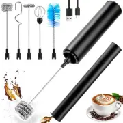 Milk Frother Wand for Coffee, Coffee Foamer Drink Mixer,Handheld Frother Rech...