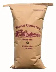 25 lbs Old Fashioned Red Popcorn Kernels - Perfect for Health-Conscious Snackers