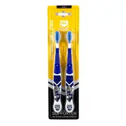 Nrl Mascot Kids Toothbrush - Bulldogs Canterbury 2 Pack