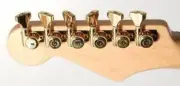 NEW Hipshot Grip-Lock Open Staggered LOCKING TUNERS 6 In LineGold 6K1GL0G-STAG