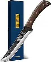 HOSHANHO 6.7 Inch Fillet Knife for Fish, Boning Knife for Meat Cutting, Professional Chef Deboning, Full Tang Wood Handle