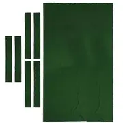 9ft Worsted Billiard Pool Table Cloth Pool Table Felt w/ Cushion Rail Green