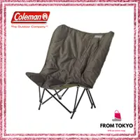 在飛比找蝦皮購物優惠-日本直送 Coleman 橄欖綠 輕量 單人 沙發椅 露營椅
