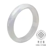 【漢石齋】天然翡翠A貨 手鐲玉鐲 冰糯種春帶彩(手圍18.5/版寬14MM)