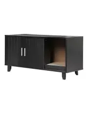 [PaWz] Cat Litter Cabinet Box in Black