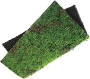 POPETPOP Synthetic Turf Lawn Mat Artificial Moss Rug for Outdoor/Indoor Use DIY Fake Grass Rug Landscape Turf Patch Indoor