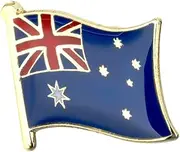 [Panda Loco] Australia National Australian Flag Enamel Pin Badge Lapel, Metal