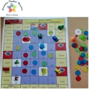 Board Game Kit Practising Times Tables Set of 6 SEE VIDEO BELOW