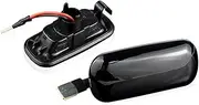 Side Mirror Indicator For A3 S3 8P A4 S4 RS4 B6 B7 A6 S6 RS6 C6 05-08 Dynamic Turn Signal Light LED Side Marker For Fender Sequential Indicator Lamp Dynamic Sequential Blinker(2xNO Dynamic Smoked)