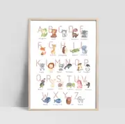 [Namly Design] Poster - Alphabets with Animal Pictures