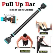 Portable Pull Up Bar Door Chin Up Doorway Home Gym Workout Fitness Abs Exercise