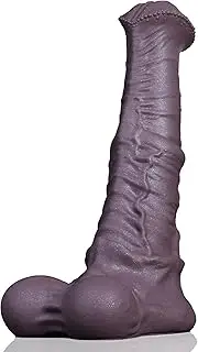 12 inch Realistic Horse Cock Dildo Silicone Giant Long Fantasy Big Dildos Mens Animal Massive with Suction Cup girthy Dildo for Women (Large)