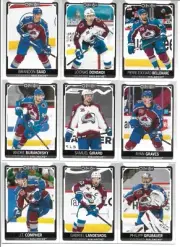 2021-22 OPC Team set 17 Cards Avalanche Makar MacKinnon Burakovsky