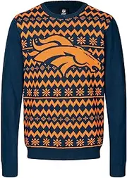 NFL Winter Sweater Xmas Knit Pullover - Denver Broncos - XL