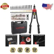 Comprehensive 16" Rivet Nut Tool with Aluminum Mandrels & Durable Carry Case