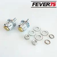 在飛比找蝦皮商城優惠-Fever75 白牌 紅牌 黃牌 機車 重機 手工車牌照螺絲