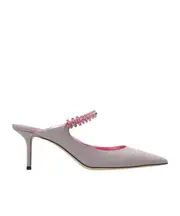 Jimmy Choo Bing Heeled Sandals 36 Gray