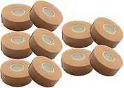 Healeved 10 Rolls Eyelash Tape Lash Extension Kit Lint Wipes for Nails Lash Extensions Kit Lids Masks Gel Adhesive Tweezers Patch Skincare Lash Extension Sensitive Wispy Foam Brown