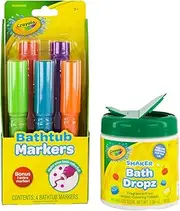 Crayola Bathtub Markers with Crayola Color Bath Drops 60 tablets