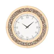 3D Wall Clock - Elegant Roman Numeral Design for Living Room, Kitchen, Bedroo...