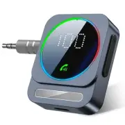 Bluetooth Aux Adapter, Bluetooth 5.3 Receiver for Car, Wireless Audio Receive...