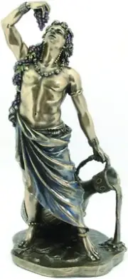 Dionysus (Bucchus) Greek Roman God of Wine Statue Real Bronze Powder Cast Statue
