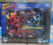 Transformers Collaborative:Street Fighter II Mash-Up Hot Rod Ken vs. Arcee Ch...