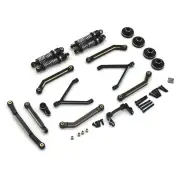 Upgraded Metal Parts Set for FMS FCX24 Unimog Lemur Power Wagon Smasher Chevrolet K5 1/24 RC Car Vehicles Models Accesso