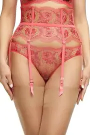 Dita Von Teese Evelina High Waist Garter Belt Blood Orange Burlesque Hollywood
