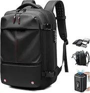 [Generic] Alepeak 60L Expandable Vacuum Backpack With Compression Pump, Anti-theft Travel Vac Pack