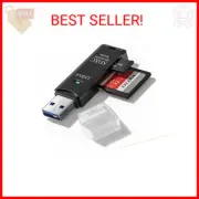 USB3.0 Micro SD Card Reader, 5Gbps 2-in-1 SD Card Reader to USB Adapter, Wansurs