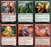 MTG Elemental Deck - Chandra - Verdant Force - Gaea's Revenge - Magic Gathering