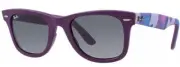Ray Ban Sunglasses Wayfarer RB2140 606471 50-22 Violet Camouflage Grey Gradient