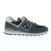 New Balance 574 XML574EI2 Mens Gray Suede Lifestyle Sneakers Shoes 11