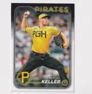 (12) Mitch Keller 2024 TOPPS SERIES 1 BASE CARD LOT #230 PITTSBURGH PIRATES