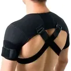 Double Shoulder Brace Torn Rotator Cuff Pain Relief Support Therapy Sleeve Belt