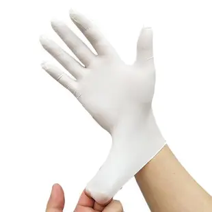 橡膠防護一次性加厚耐用型丁腈手套防靜電防滑無粉Latex gloves