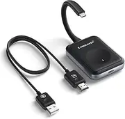 USB C Wireless HDMI Transmitter and Receiver, Lemorele 5G USB-C HDMI Wireless HDMI Transmitter, 50 m HDMI Transmitter USBC HDMI Wireless for Mac Book/Laptop/i.Phone 15/Camera to Monitor, Projector, TV